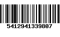 Código de Barras 5412941339807