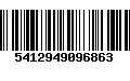 Código de Barras 5412949096863