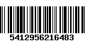 Código de Barras 5412956216483