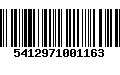 Código de Barras 5412971001163