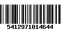 Código de Barras 5412971014644