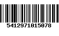 Código de Barras 5412971015078