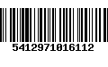 Código de Barras 5412971016112