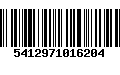 Código de Barras 5412971016204