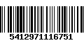 Código de Barras 5412971116751