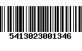 Código de Barras 5413023001346