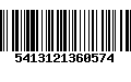 Código de Barras 5413121360574