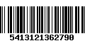 Código de Barras 5413121362790