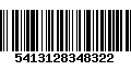 Código de Barras 5413128348322