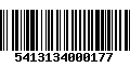 Código de Barras 5413134000177