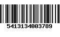 Código de Barras 5413134003789