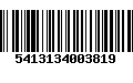 Código de Barras 5413134003819