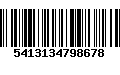 Código de Barras 5413134798678