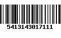 Código de Barras 5413143017111