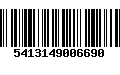 Código de Barras 5413149006690