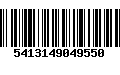 Código de Barras 5413149049550