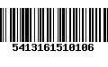 Código de Barras 5413161510106