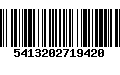 Código de Barras 5413202719420