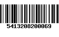 Código de Barras 5413208200069