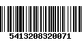 Código de Barras 5413208320071