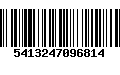 Código de Barras 5413247096814