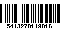 Código de Barras 5413270119016