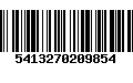 Código de Barras 5413270209854