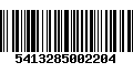 Código de Barras 5413285002204