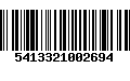 Código de Barras 5413321002694