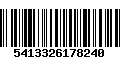 Código de Barras 5413326178240