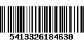 Código de Barras 5413326184630
