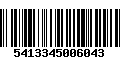 Código de Barras 5413345006043