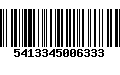 Código de Barras 5413345006333