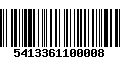 Código de Barras 5413361100008