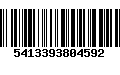 Código de Barras 5413393804592