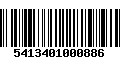 Código de Barras 5413401000886