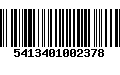 Código de Barras 5413401002378