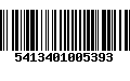 Código de Barras 5413401005393