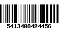 Código de Barras 5413408424456