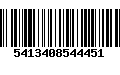 Código de Barras 5413408544451