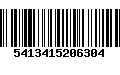 Código de Barras 5413415206304