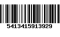 Código de Barras 5413415913929