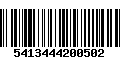 Código de Barras 5413444200502