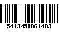 Código de Barras 5413458061403