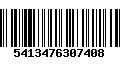 Código de Barras 5413476307408