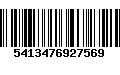 Código de Barras 5413476927569