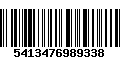 Código de Barras 5413476989338