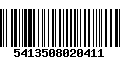 Código de Barras 5413508020411