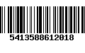 Código de Barras 5413588612018