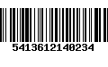 Código de Barras 5413612140234